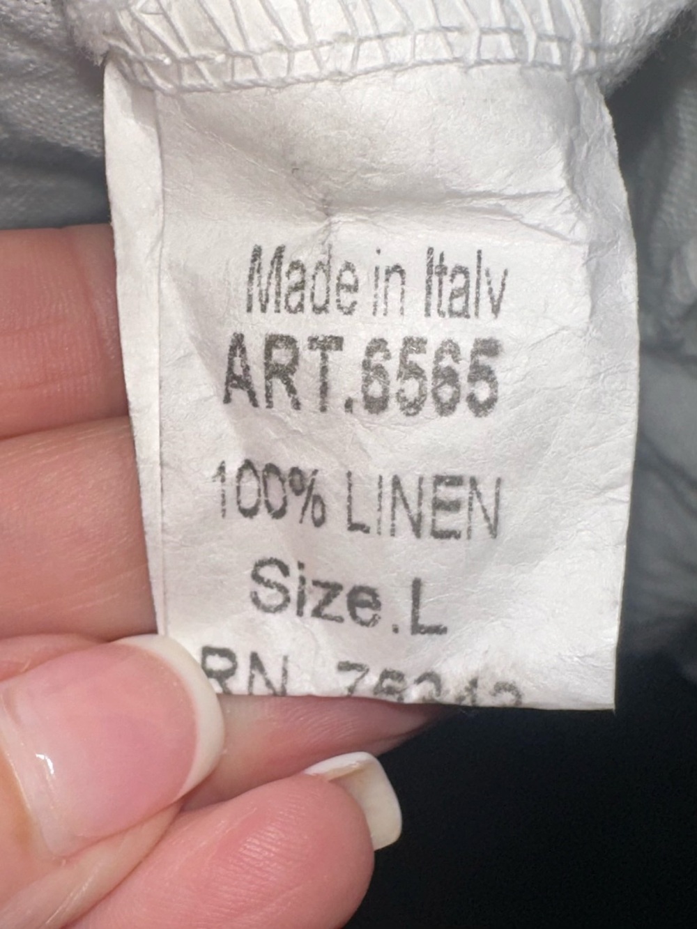 VALENTINA NALDI White Linen Spaghetti-Strap Tiered Dress - Picture 4 of 4